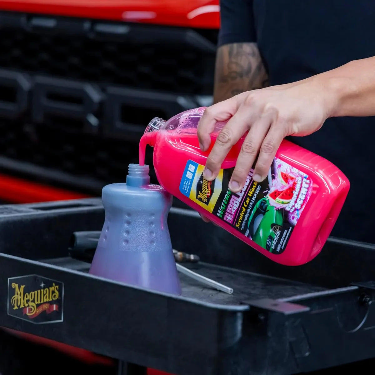 Meguiars Watermelon Bubblegum Scented Car Wash Autoshhampoo & Snow Foam 1,89 Liter