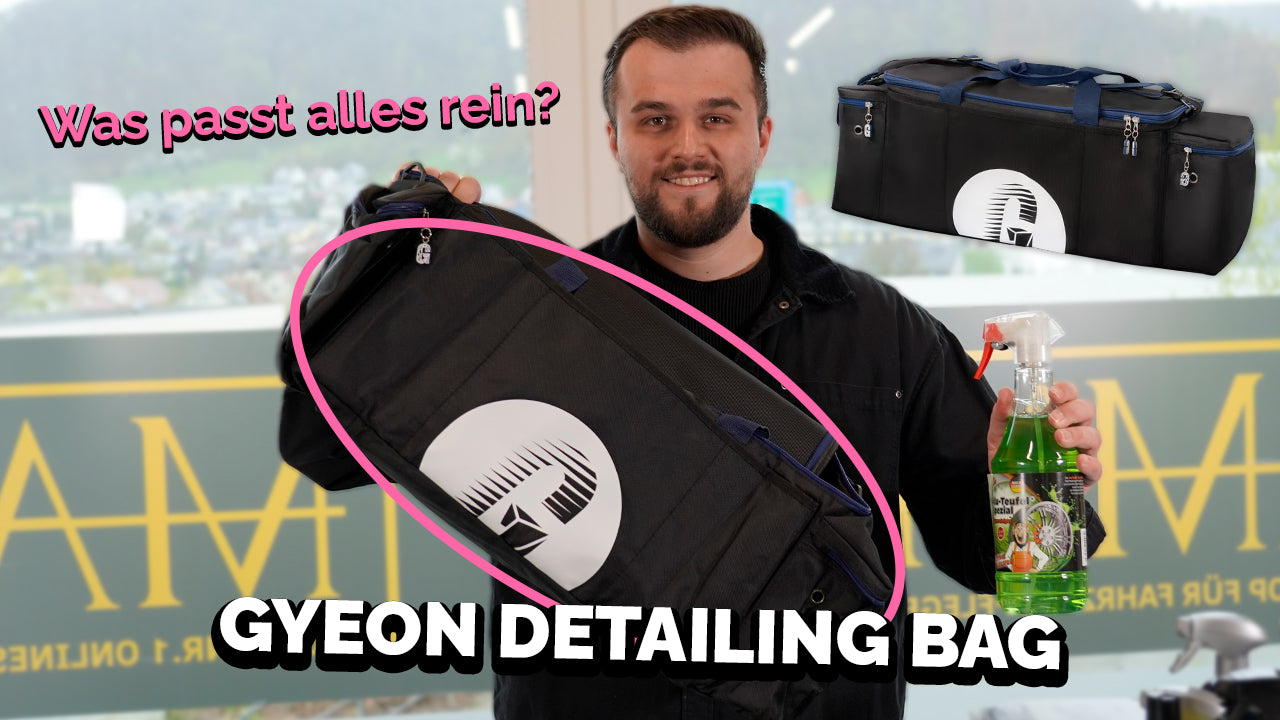 Was passt in die Gyeon Tasche rein?