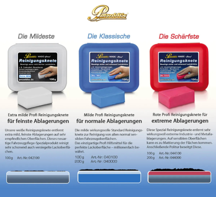 Petzoldt's MAGIC-Clean Reinigungsknete blau 200g