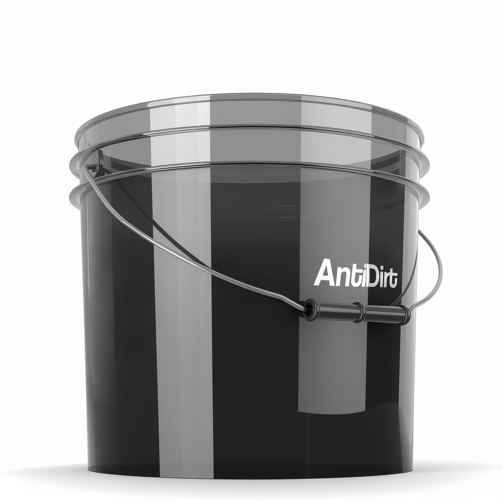 AntiDirt Premium CarWashBucket Wascheimer 3,5GAL transparent