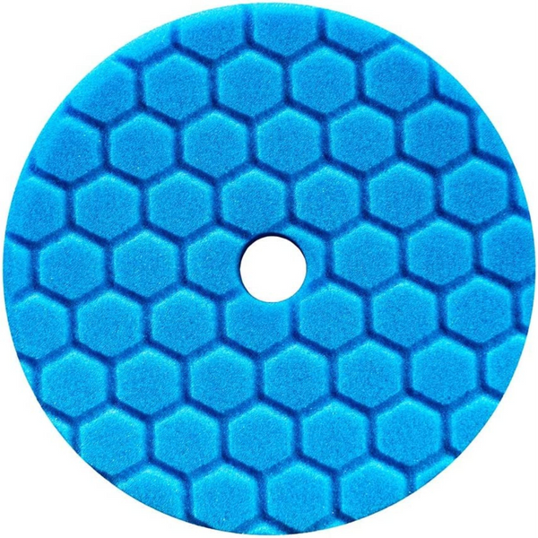 Chemical Guys Hex Logic Glaze &amp; Light Buffing Pad - Bleu 150 mm / 6,5 pouces