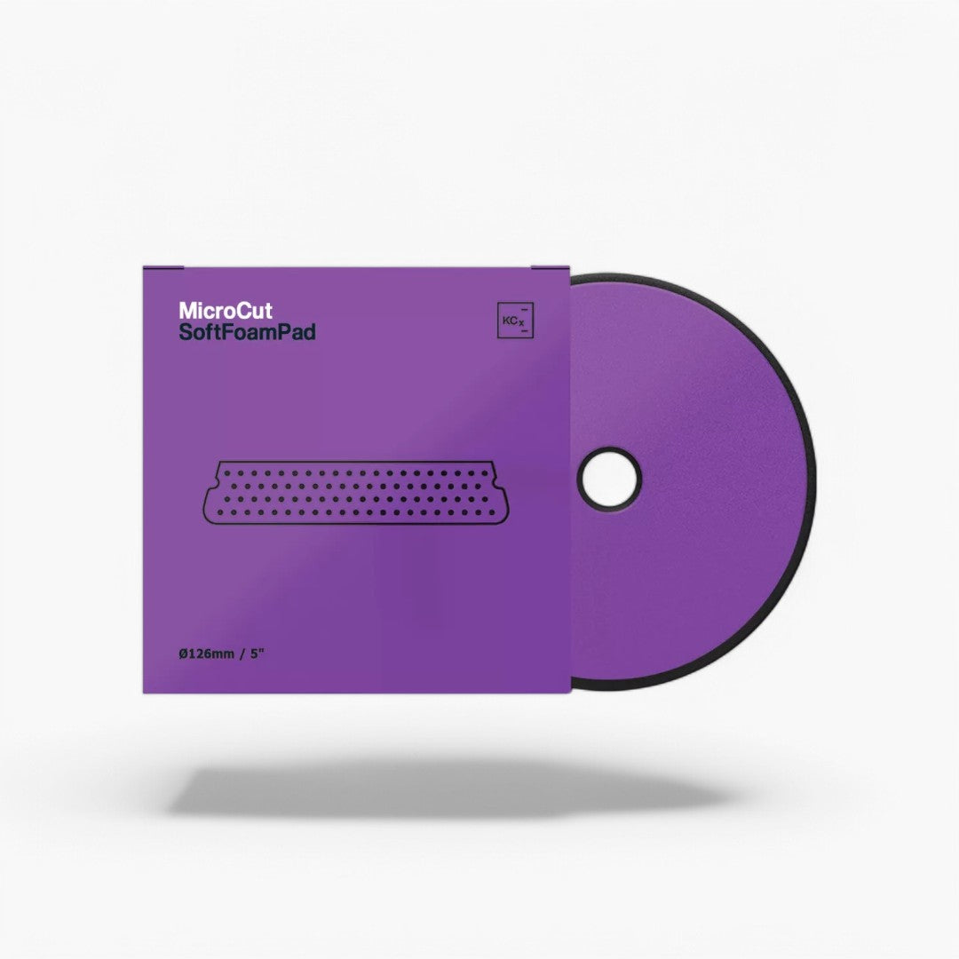 Koch Chemie Micro Cut Soft Foam Pad Polishing Sponge Ø126mm purple