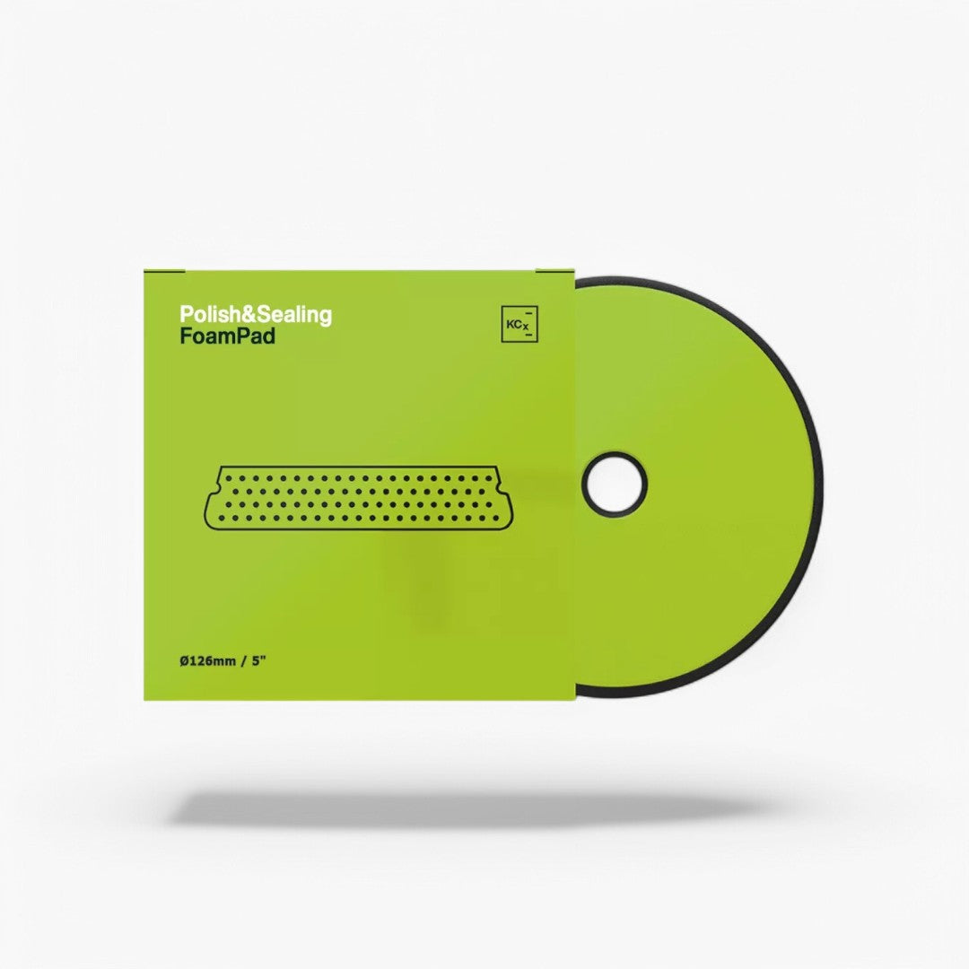 Koch Chemie Polish &amp; Sealing Foam Pad polishing sponge Ø126mm green