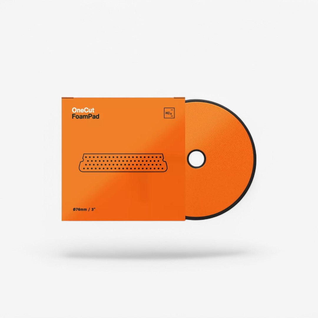 Koch Chemie One Cut Foam Pad Polishing Sponge Ø76mm orange