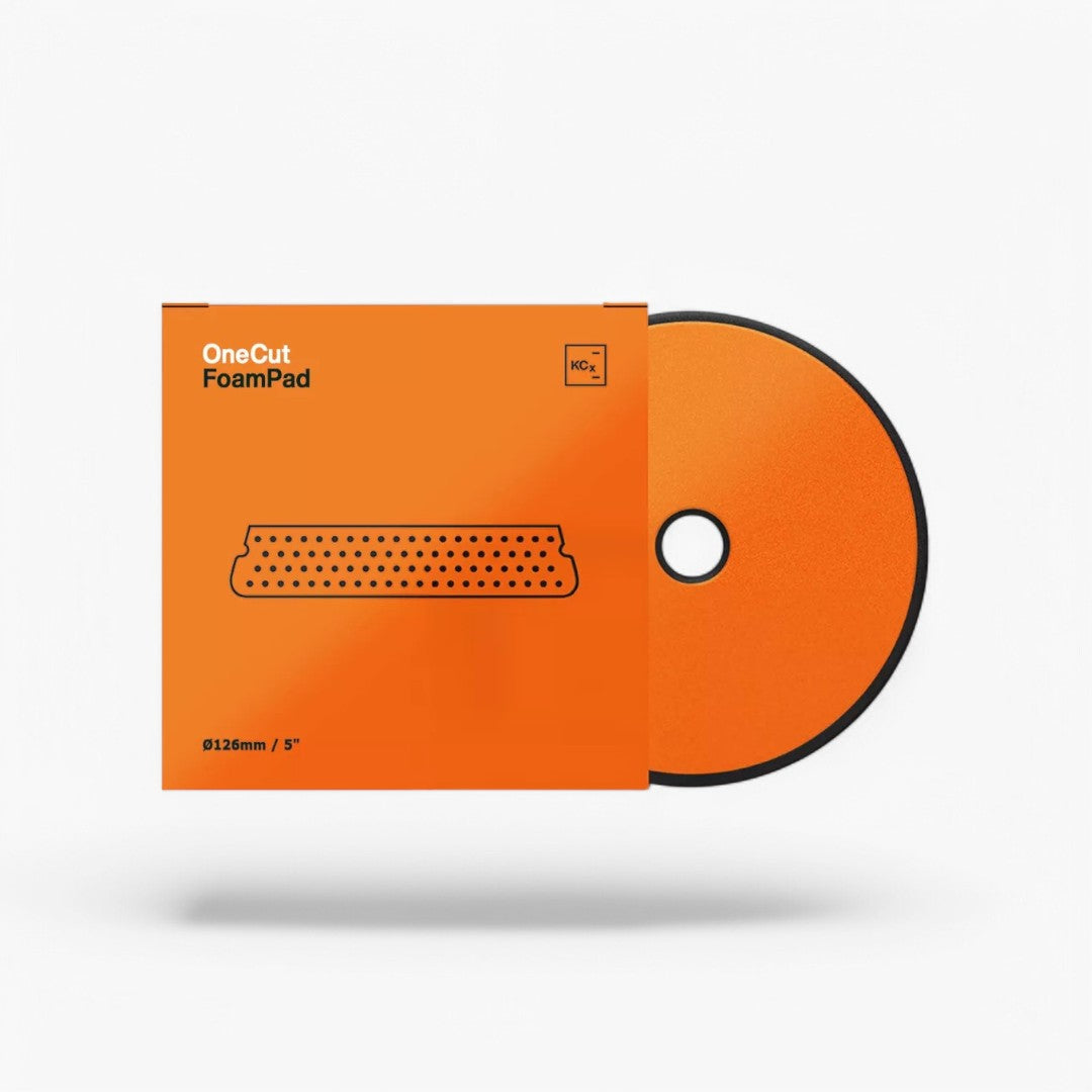 Koch Chemie One Cut Foam Pad Polishing Sponge Ø126mm orange