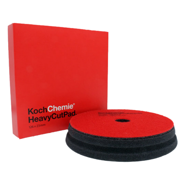 Koch Chemie Heavy Cut Pad Rot (126mm) - Polierpad