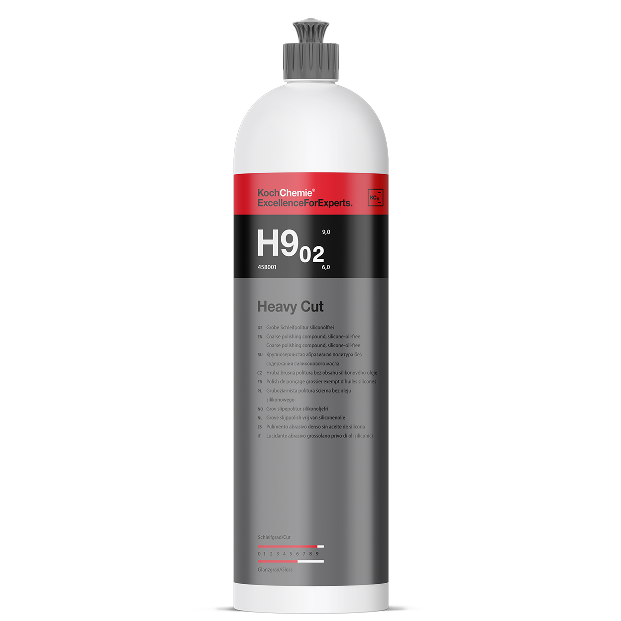 Koch Chemie Heavy Cut H9.02 siliconölfrei 1,0 Liter - Grobe Schleifpolitur