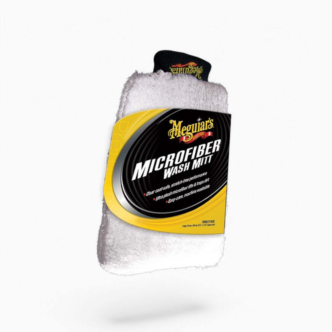 Meguiars Super Thick Microfibre Wash Mitt Waschhandschuh 19x29cm