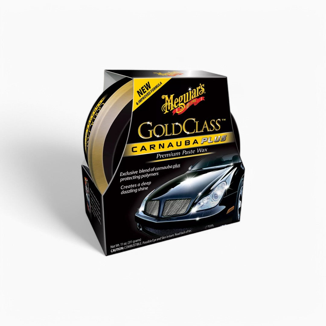 Meguiars Gold Class Carnauba Plus Premium Paste Wax Autowachs 311g