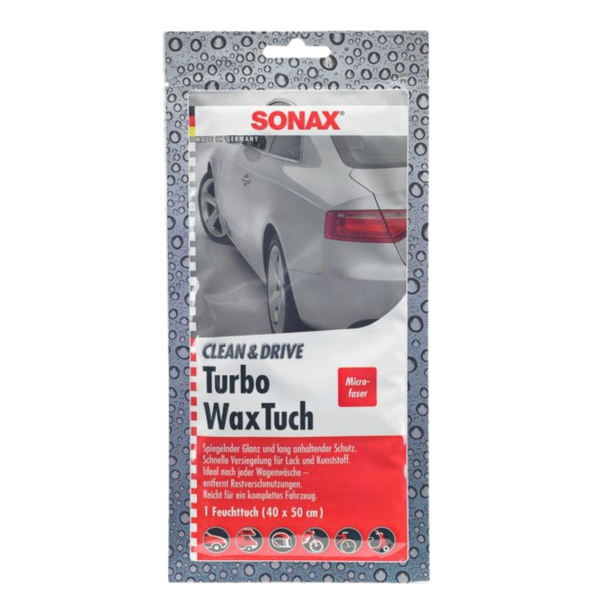 Sonax Clean + Drive Turbo Wax Cloth