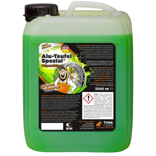 Tuga Chemie Alu-Teufel Spezial 5,0 litres - nettoyant pour jantes